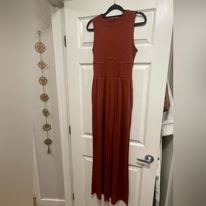 NWT Jumpsuit - Rust